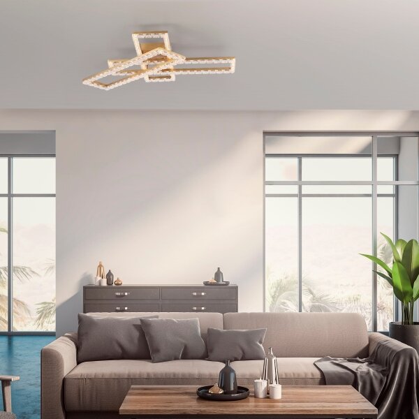 JUST LIGHT. 14733-60 - LED stropné svietidlo GLITRA LED/35W/230V zlaté