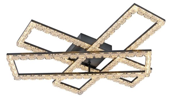 JUST LIGHT. 14733-18 - LED Stropné svietidlo GLITRA LED/35W/230V čierna
