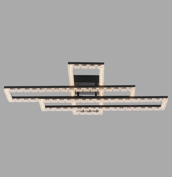 JUST LIGHT. 14733-18 - LED Stropné svietidlo GLITRA LED/35W/230V čierna