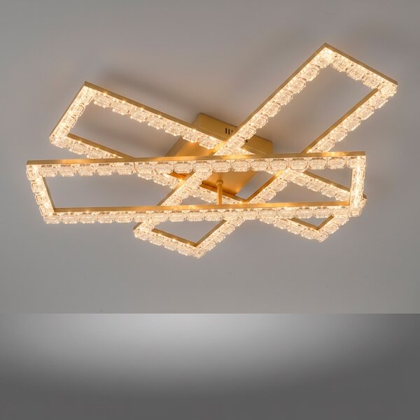 JUST LIGHT. 14733-60 - LED stropné svietidlo GLITRA LED/35W/230V zlaté