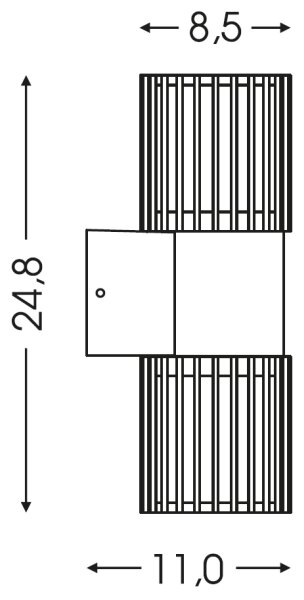 BRILAGI - Vonkajšie nástenné svietidlo ARMOR 2xGU10/35W/230V IP44 hnedé