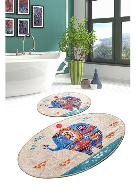 Kúpeľňové predložky v súprave 2 ks 60x100 cm Etnic – Foutastic