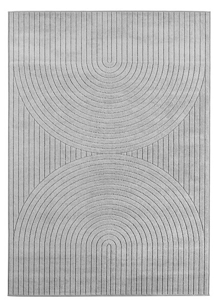 Sivý vnútorný a vonkajší koberec 160x230 cm Nova 1201 – Ayyildiz Carpets