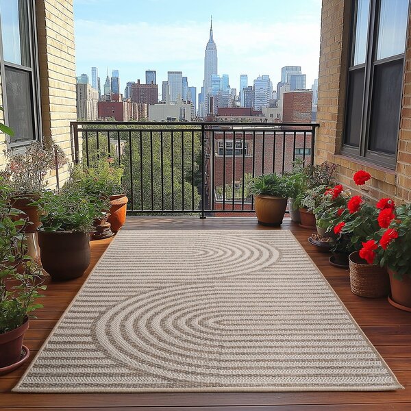 Béžový vnútorný a vonkajší koberec 120x170 cm Desert 1301 – Ayyildiz Carpets