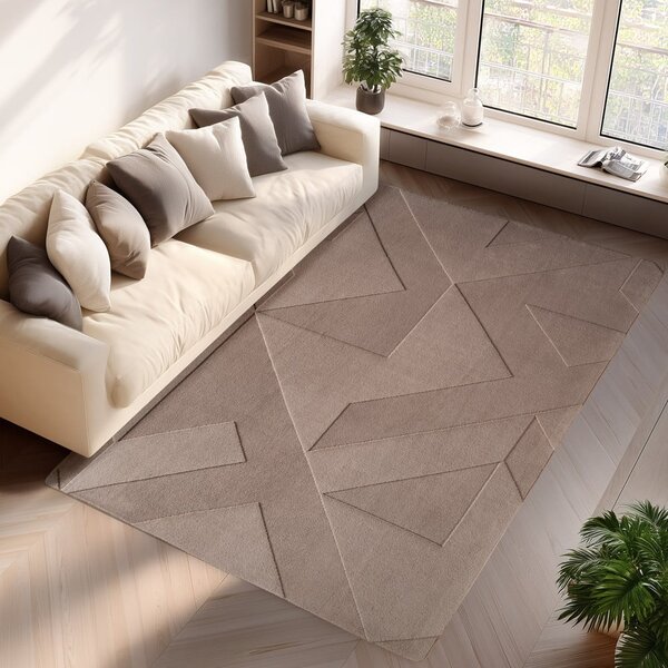 Svetlohnedý prateľný koberec 80x150 cm Pompei 1613 – Ayyildiz Carpets