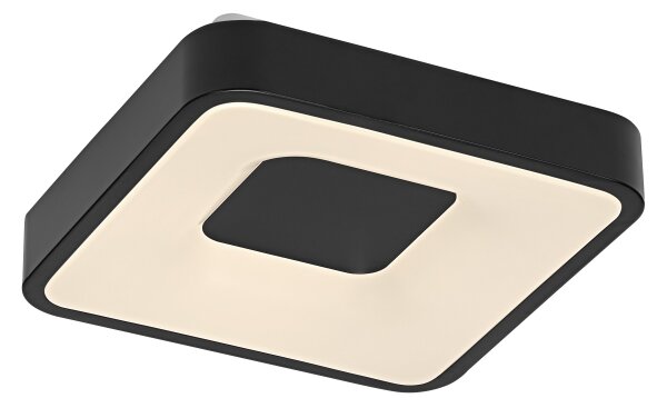 Osram - LED stmievateľné stropné svietidlo ORBIS PIANA LED/16W/230V 29x29 cm čierna