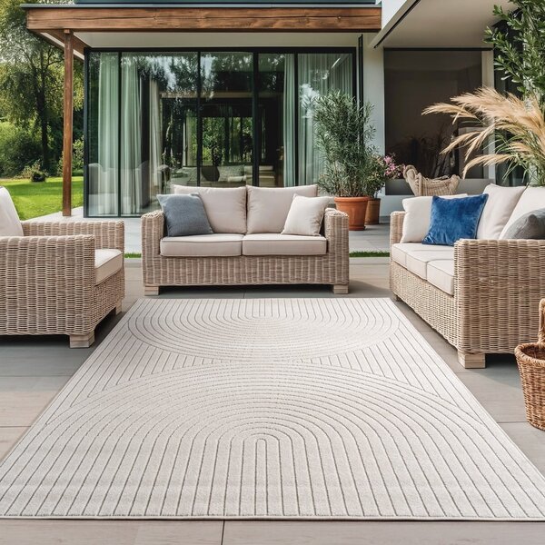 Krémový vnútorný a vonkajší koberec 80x150 cm Nova 1201 – Ayyildiz Carpets