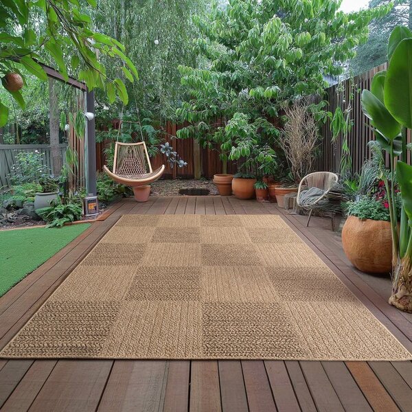 Hnedý vnútorný a vonkajší koberec 200x290 cm Timber 1405 – Ayyildiz Carpets