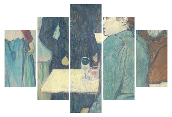 Obraz - Henri de Toulouse-Lautrec, A Corner of the Moulin de la Galette, reprodukcia (150x105 cm)