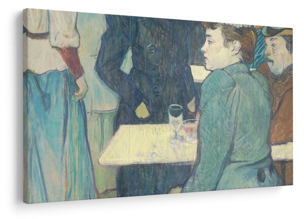 Obraz - Henri de Toulouse-Lautrec, A Corner of the Moulin de la Galette, reprodukcia (90x60 cm)