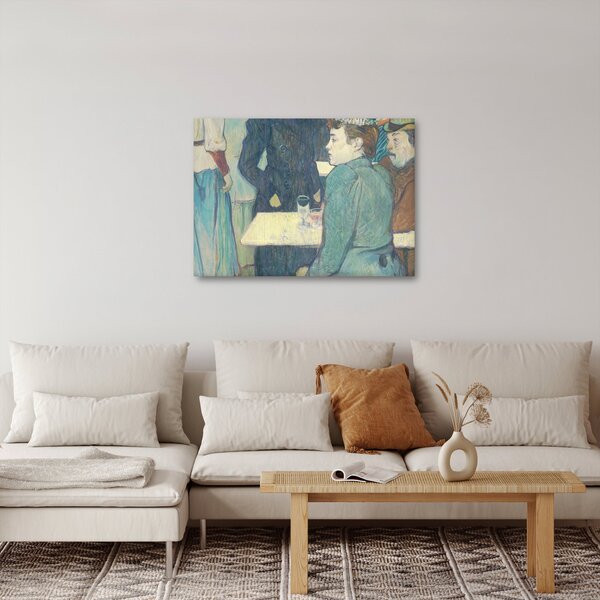Obraz - Henri de Toulouse-Lautrec, A Corner of the Moulin de la Galette, reprodukcia (70x50 cm)