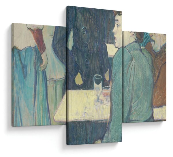 Obraz - Henri de Toulouse-Lautrec, A Corner of the Moulin de la Galette, reprodukcia (90x60 cm)
