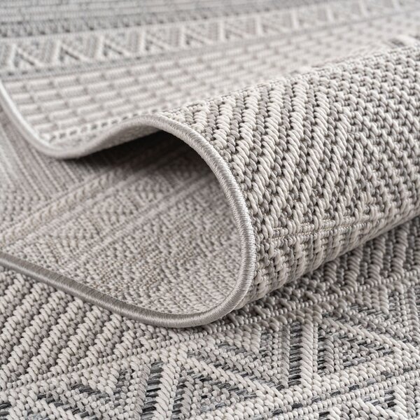Sivý vnútorný a vonkajší koberec 200x290 cm Desert 1302 – Ayyildiz Carpets