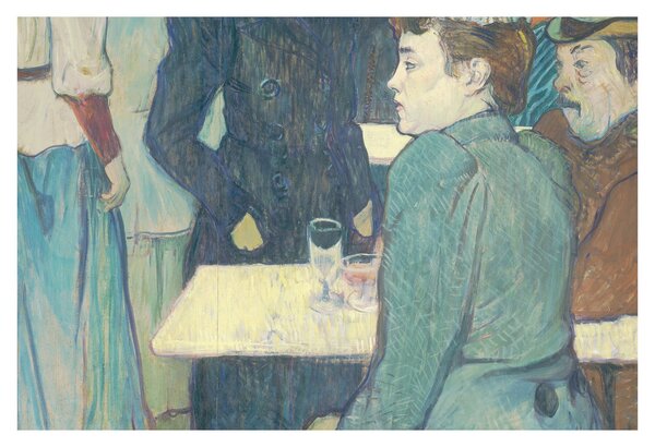 Obraz - Henri de Toulouse-Lautrec, A Corner of the Moulin de la Galette, reprodukcia (90x60 cm)