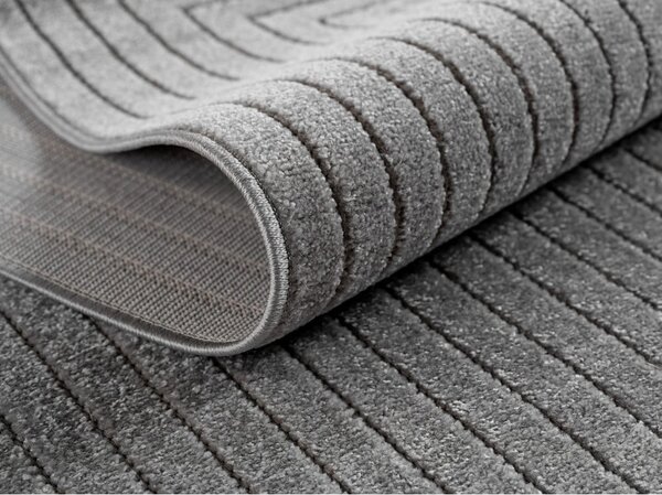 Sivý vnútorný a vonkajší behúň 80x250 cm Nova 1202 – Ayyildiz Carpets
