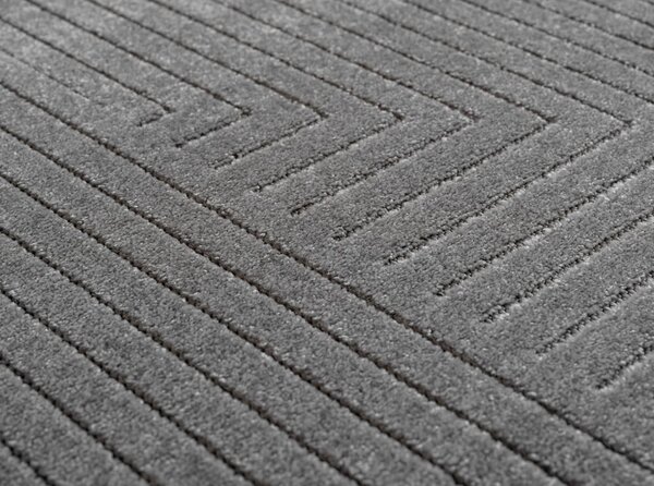 Sivý vnútorný a vonkajší behúň 80x250 cm Nova 1202 – Ayyildiz Carpets