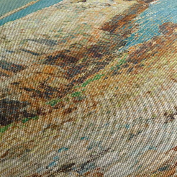 Obraz - Childe Hassam, A North East Headland, reprodukcia (s hodinami) (90x30 cm)