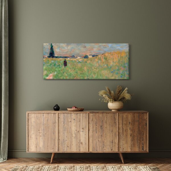 Obraz - Georges Seurat, A Summer Landscape, reprodukcia (120x50 cm)