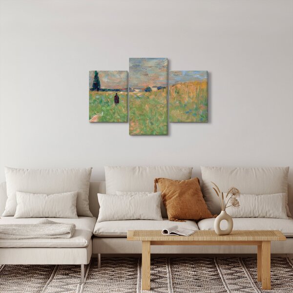 Obraz - Georges Seurat, A Summer Landscape, reprodukcia (90x60 cm)