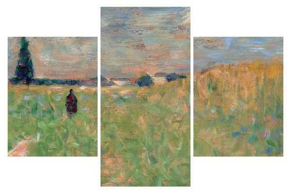 Obraz - Georges Seurat, A Summer Landscape, reprodukcia (90x60 cm)