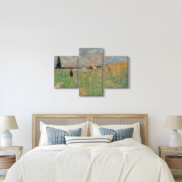 Obraz - Georges Seurat, A Summer Landscape, reprodukcia (90x60 cm)