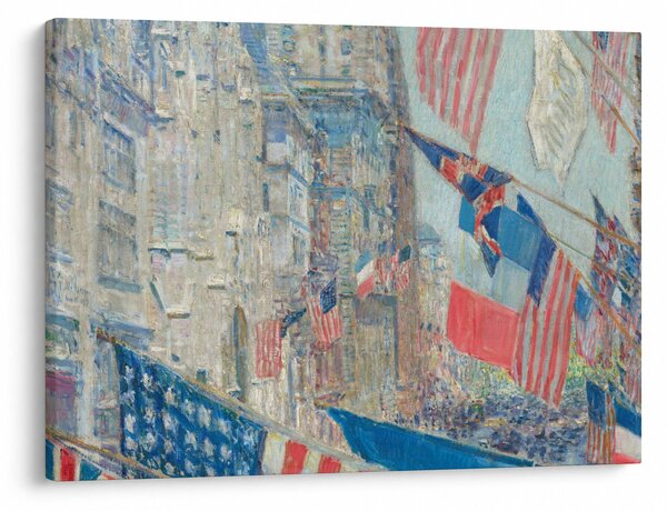 Obraz - Childe Hassam, Allies day, reprodukcia (70x50 cm)