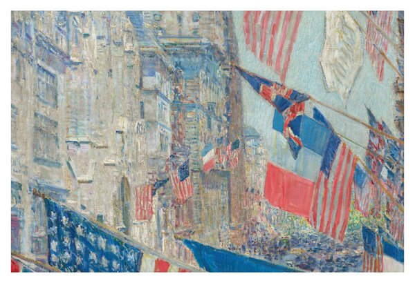 Obraz - Childe Hassam, Allies day, reprodukcia (90x60 cm)