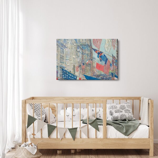 Obraz - Childe Hassam, Allies day, reprodukcia (90x60 cm)