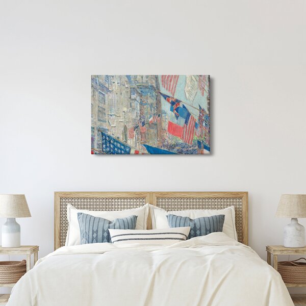Obraz - Childe Hassam, Allies day, reprodukcia (90x60 cm)