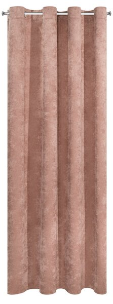 ZATEMŇOVACÍ ZÁVES NA KRÚŽKOCH ANISA 140X250 CM STARORUŽOVÁ