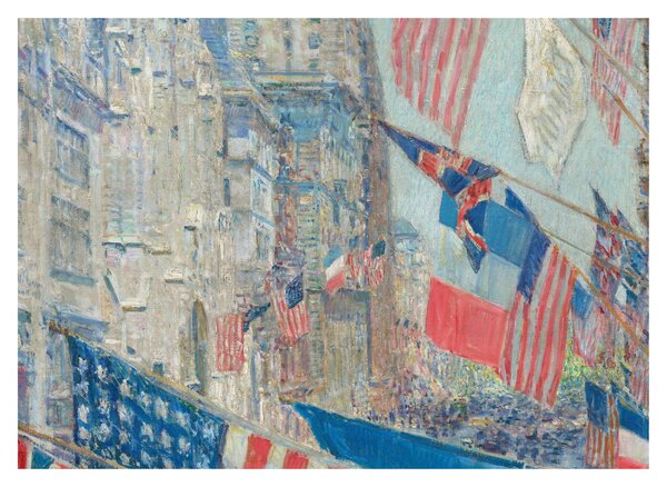 Obraz - Childe Hassam, Allies day, reprodukcia (70x50 cm)