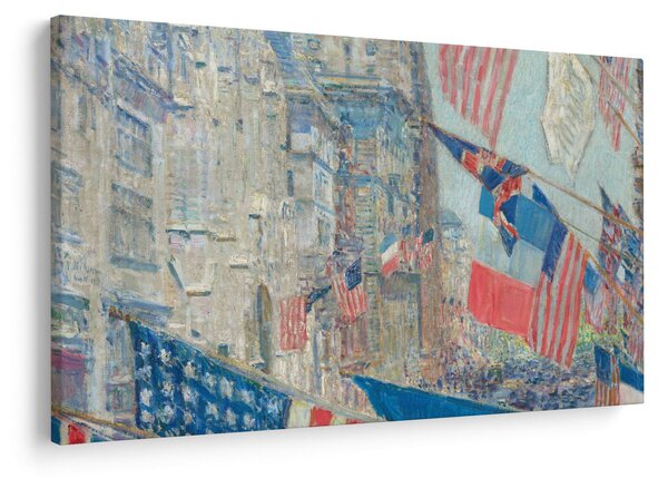 Obraz - Childe Hassam, Allies day, reprodukcia (90x60 cm)