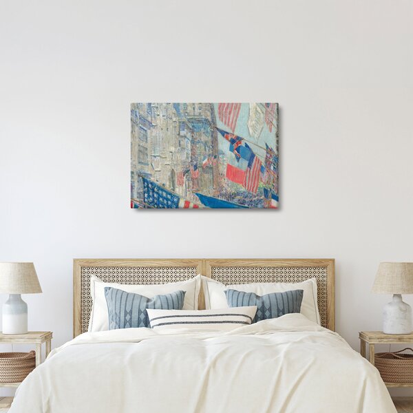 Obraz - Childe Hassam, Allies day, reprodukcia (70x50 cm)