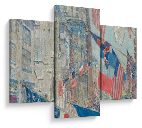 Obraz - Childe Hassam, Allies day, reprodukcia (90x60 cm)
