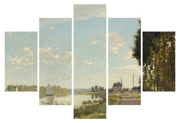 Obraz - Claude Monet, Argenteuil, reprodukcia (150x105 cm)