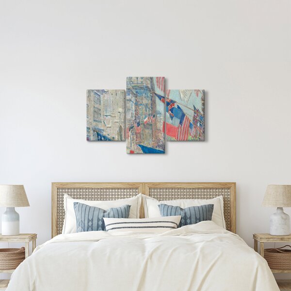 Obraz - Childe Hassam, Allies day, reprodukcia (90x60 cm)