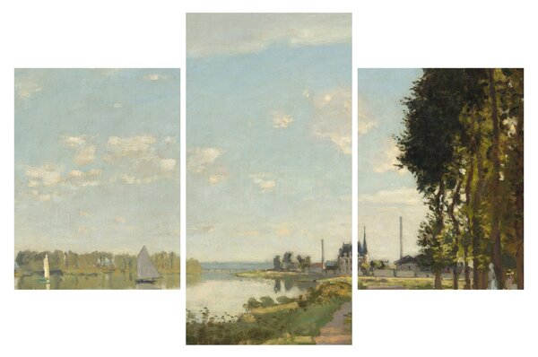 Obraz - Claude Monet, Argenteuil, reprodukcia (90x60 cm)