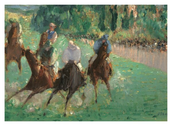 Obraz - Edouard Manet, At the Races, reprodukcia (70x50 cm)