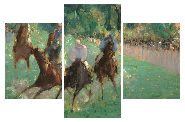 Obraz - Edouard Manet, At the Races, reprodukcia (90x60 cm)