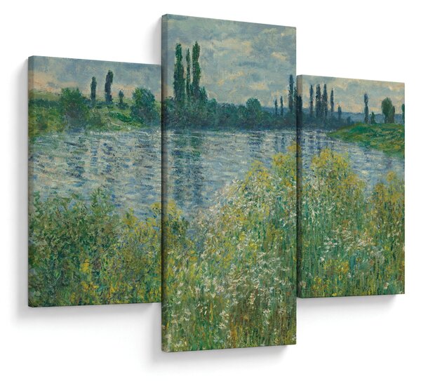 Obraz - Claude Monet, Banks of the Seine, reprodukcia (90x60 cm)