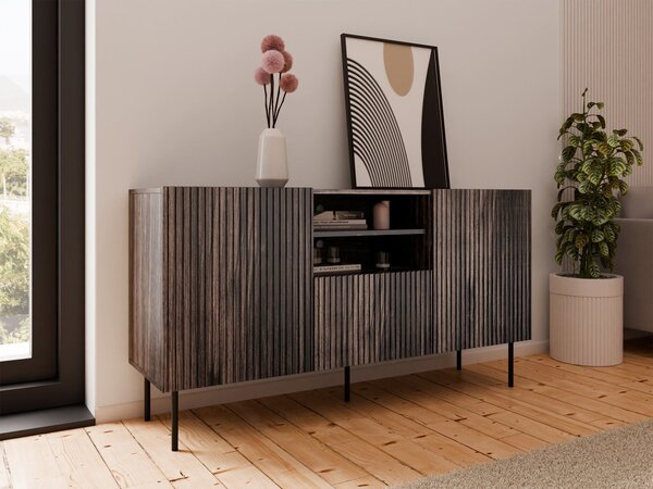 Mirjan24 Široká komoda Ostani 150 2D1S, Farby: Orech warmia 5903211348051