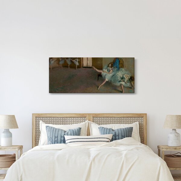 Obraz - Edgar Degas, Before the Ballet, reprodukcia (120x50 cm)