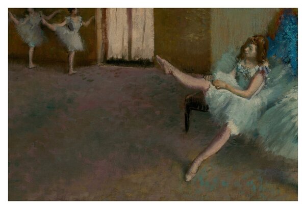 Obraz - Edgar Degas, Before the Ballet, reprodukcia (90x60 cm)