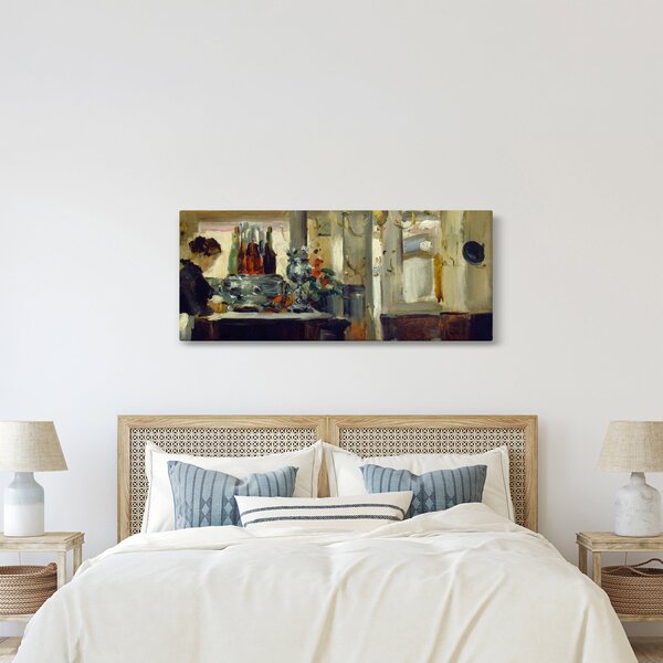 Obraz - Style of Edouard Manet, Bon Bock Cafe, reprodukcia (120x50 cm)