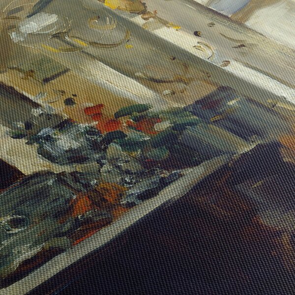 Obraz - Style of Edouard Manet, Bon Bock Cafe, reprodukcia (90x60 cm)