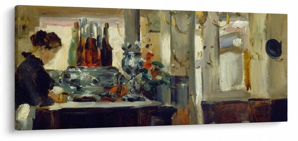 Obraz - Style of Edouard Manet, Bon Bock Cafe, reprodukcia (120x50 cm)