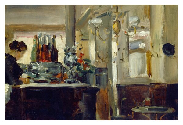 Obraz - Style of Edouard Manet, Bon Bock Cafe, reprodukcia (90x60 cm)