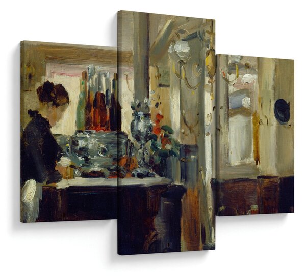 Obraz - Style of Edouard Manet, Bon Bock Cafe, reprodukcia (90x60 cm)