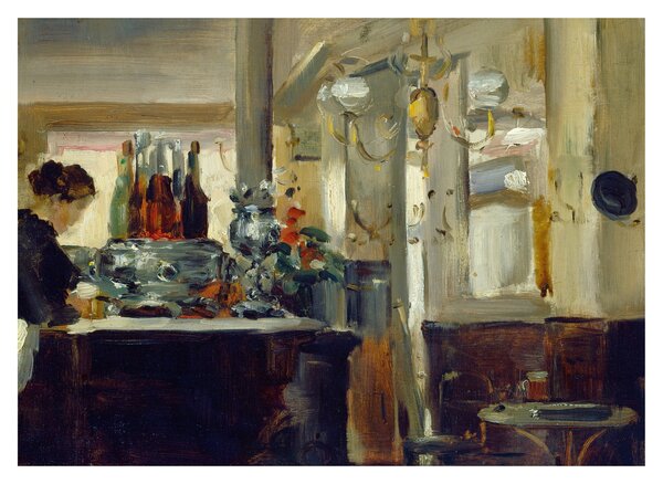 Obraz - Style of Edouard Manet, Bon Bock Cafe, reprodukcia (70x50 cm)