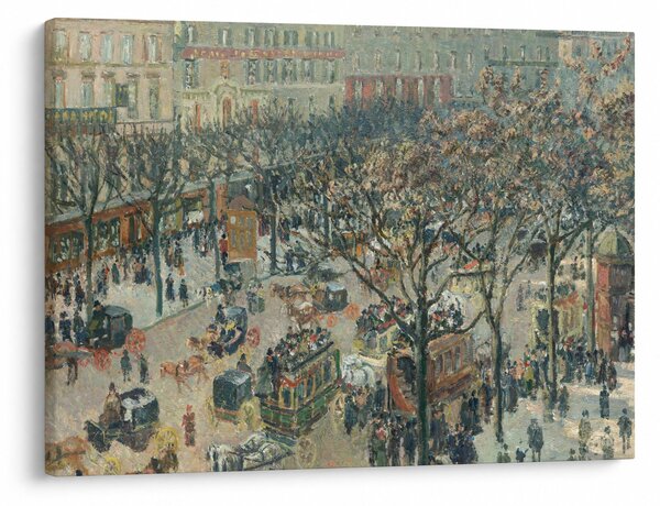 Obraz - Camille Pissarro, Boulevard des Italiens, Morning, Sunlight, reprodukcia (70x50 cm)